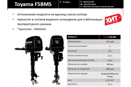   Toyama F5BMS  5