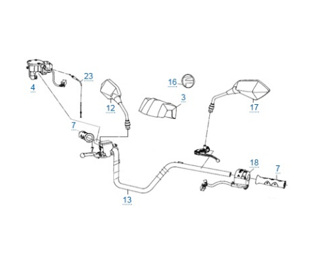 Зеркало заднего вида левое 7020-200200 фото 2 Зеркало заднего вида левое 7020-200200 фото 2