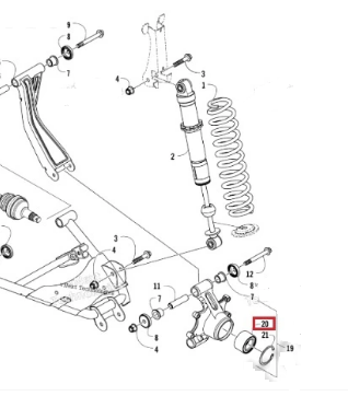 Подшипник ступицы Arctic Cat, CF Moto, Yamaha DAC3055W3CS31 фото 2 Подшипник ступицы Arctic Cat, CF Moto, Yamaha DAC3055W3CS31 фото 2