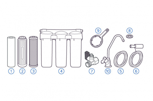 Фильтр для воды Аквафор Трио Норма, умягчающий фото 8 Фильтр для воды Аквафор Трио Норма, умягчающий фото 8