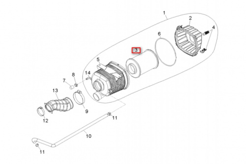 Фильтр воздушный Polaris AF132 фото 2 Фильтр воздушный Polaris AF132 фото 2