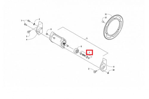 Пружина пиньона электростартера Arctic Cat 0745-398 фото 2 Пружина пиньона электростартера Arctic Cat 0745-398 фото 2