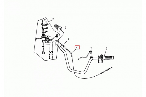Трос газа ТБ-901F-100510 фото 2 Трос газа ТБ-901F-100510 фото 2