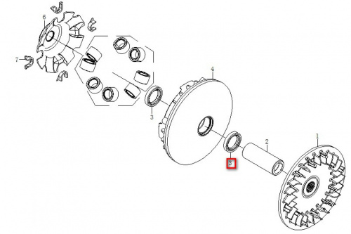 Сальник ведущего шкива вариатора 35x42x4 ТБ-0180-051204 фото 3 Сальник ведущего шкива вариатора 35x42x4 ТБ-0180-051204 фото 3