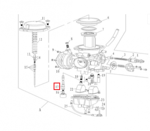 Эмульсионная трубка карбюратор ТБ-0180-100016 фото 2 Эмульсионная трубка карбюратор ТБ-0180-100016 фото 2