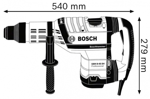 Перфоратор Bosch GBH 8-45 DV SDS-max, антивибрация фото 5 Перфоратор Bosch GBH 8-45 DV SDS-max, антивибрация фото 5