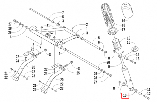 Втулка амортизатора задней подвески нижняя 1604-384 фото 3 Втулка амортизатора задней подвески нижняя 1604-384 фото 3