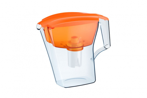 Водоочиститель кувшин Аквафор Лайн оранжевый фото 2 Водоочиститель кувшин Аквафор Лайн оранжевый фото 2