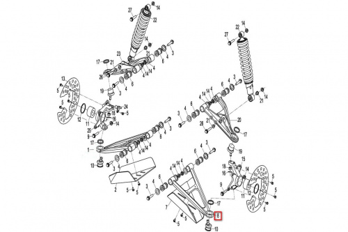 Рычаг передний, левый, нижний Х8 ТБ-7020-050301 фото 2 Рычаг передний, левый, нижний Х8 ТБ-7020-050301 фото 2