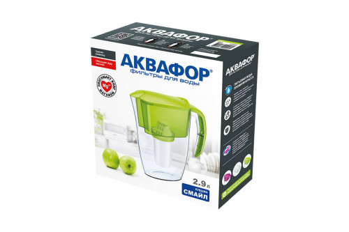 Водоочиститель кувшин Аквафор Смайл белый фото 6 Водоочиститель кувшин Аквафор Смайл белый фото 6