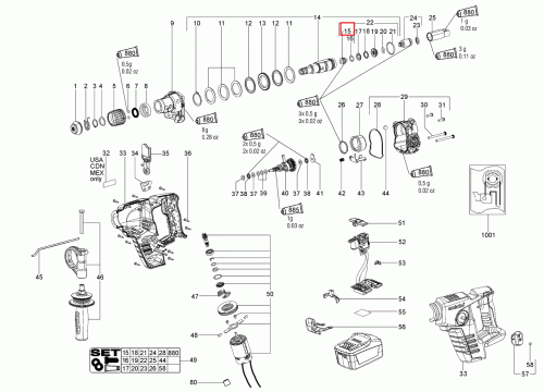 ������� ��� ����������� METABO BHE 20, BHA 36 LTX, BHA 18 LTX ���� 2