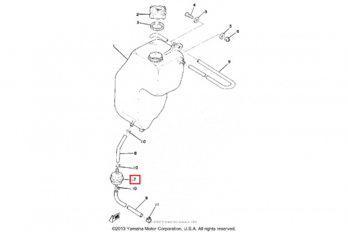 ������ �������� Yamaha, BRP 07-246-08
