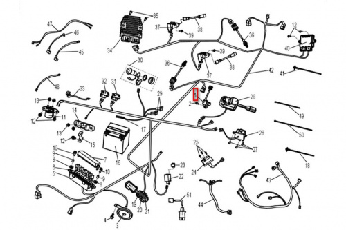 Датчик скорости Cfmoto ТБ-7020-150400 фото 2 Датчик скорости Cfmoto ТБ-7020-150400 фото 2