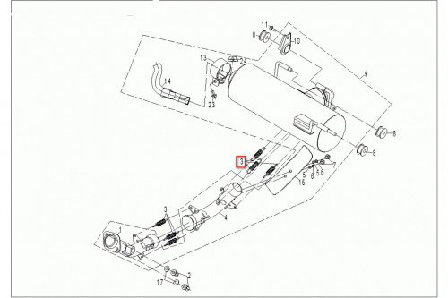 Пружина крепления глушителя ТБ-9030-020002 фото 2 Пружина крепления глушителя ТБ-9030-020002 фото 2