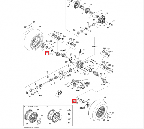 ��������� ��������� ��������, ������ Can Am Outlander G1, G2  ���� 3