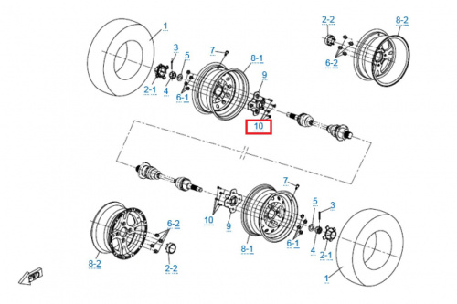 Шпилька колесной ступицы ТБ-9010-070201 фото 2 Шпилька колесной ступицы ТБ-9010-070201 фото 2