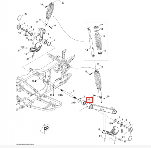Подшипник заднего продольного рычага (под торсион) DAC4583CS62 фото 2 Подшипник заднего продольного рычага (под торсион) DAC4583CS62 фото 2