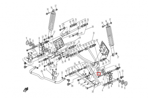 Болт Cfmoto M10x1.25x100 30006-102100810 ТБ-30006-102100810 фото 2 Болт Cfmoto M10x1.25x100 30006-102100810 ТБ-30006-102100810 фото 2