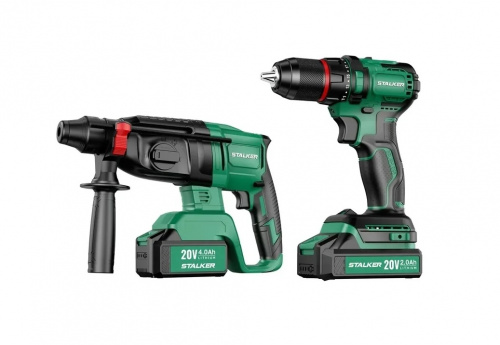    ALTECO STALKER Kit (D20 Li BL+RH20 Li BL)