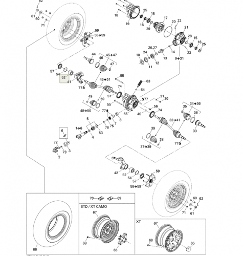 Подшипник ступицы передний/задний Can-Am Outlander DAC30600037 фото 2 Подшипник ступицы передний/задний Can-Am Outlander DAC30600037 фото 2
