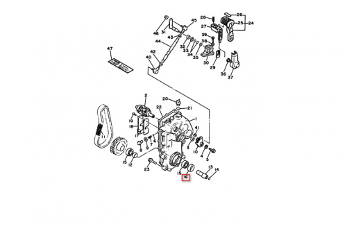 Сальник нижнего вала КП Yamaha VK 540 931024639400 фото 3 Сальник нижнего вала КП Yamaha VK 540 931024639400 фото 3