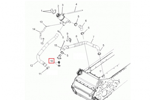 Термостат системы охлаждения Polaris 7052452 фото 2 Термостат системы охлаждения Polaris 7052452 фото 2