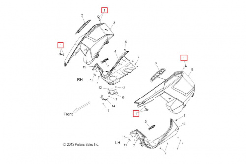 Шайба фиксатора боковой панели 7710634 фото 2 Шайба фиксатора боковой панели 7710634 фото 2