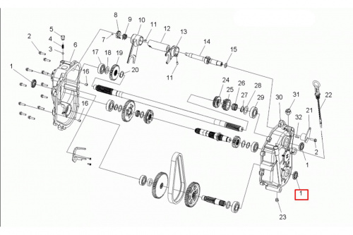 Сальник КПП Polaris Widetrak LX 1998-2019 3610134 фото 2 Сальник КПП Polaris Widetrak LX 1998-2019 3610134 фото 2