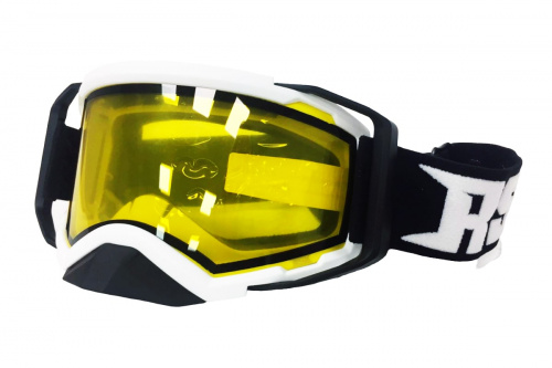 Очки с аутригерами RSX BLIZZARD WINTER (черный, белый, черный, двойная желтая линза) Очки с аутригерами RSX BLIZZARD WINTER (черный, белый, черный, двойная желтая линза)
