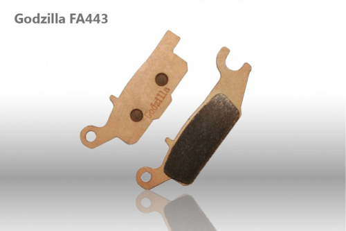 Тормозные колодки Yamaha Grizzly, передние левые FA443 Тормозные колодки Yamaha Grizzly, передние левые FA443