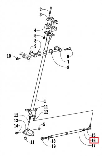 Гайка, резьба левая HEX 3/8-24 LH 0123917 Гайка, резьба левая HEX 3/8-24 LH 0123917