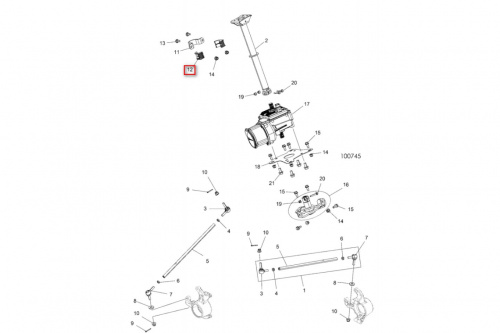 Втулка рулевого вала для квадроциклов Polaris 5438904 фото 2 Втулка рулевого вала для квадроциклов Polaris 5438904 фото 2