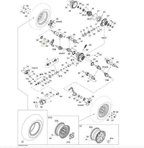 Подшипник ступицы передний/задний Can-Am Outlander DAC30600037 фото 4 Подшипник ступицы передний/задний Can-Am Outlander DAC30600037 фото 4