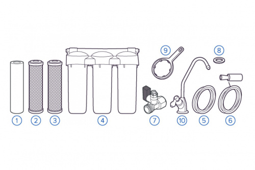 Фильтр для воды Аквафор Трио Норма фото 2 Фильтр для воды Аквафор Трио Норма фото 2