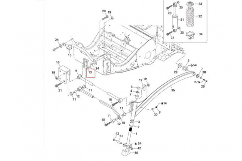 Пластина передней подвески Пластина передней подвески