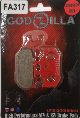 Тормозные колодки Godzilla G1 прав. FA317N FA317N Тормозные колодки Godzilla G1 прав. FA317N FA317N