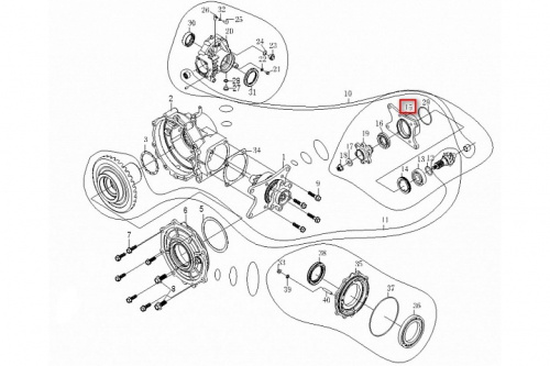 Корпус подшипника заднего редуктора фото 3 Корпус подшипника заднего редуктора фото 3