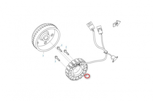 Статор магнето (генератора) 0180-032000 фото 5 Статор магнето (генератора) 0180-032000 фото 5