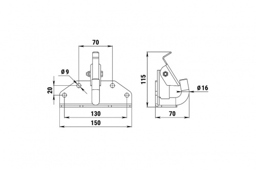 Фаркоп для снегохода YAMAHA 100205T фото 2 Фаркоп для снегохода YAMAHA 100205T фото 2