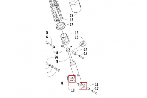 Втулка амортизатора задней подвески нижняя 1604-384 фото 2 Втулка амортизатора задней подвески нижняя 1604-384 фото 2