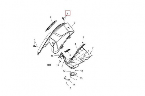 Фиксатор боковой панели для Polaris 7661969 7661969 фото 3 Фиксатор боковой панели для Polaris 7661969 7661969 фото 3