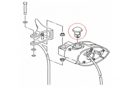 Кнопка выключения двигателя Yamaha SM-01552 фото 2 Кнопка выключения двигателя Yamaha SM-01552 фото 2