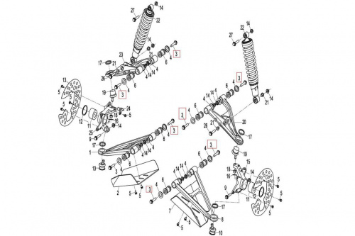 ���� ��������� ������� �������� Cfmoto �10�1,25�70 ��-30006-102070840 ���� 2