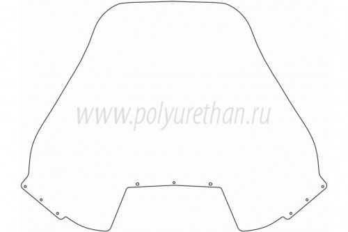 Стекло ветровое для снегохода YAMAHA BRAVO 250 T (47см, 3мм, МПК) фото 3 Стекло ветровое для снегохода YAMAHA BRAVO 250 T (47см, 3мм, МПК) фото 3
