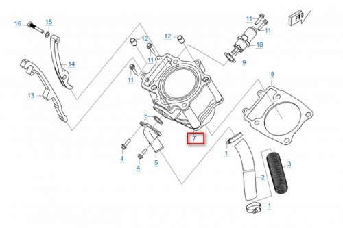 Цилиндр ДВС ТБ-0180-023100 фото 2 Цилиндр ДВС ТБ-0180-023100 фото 2