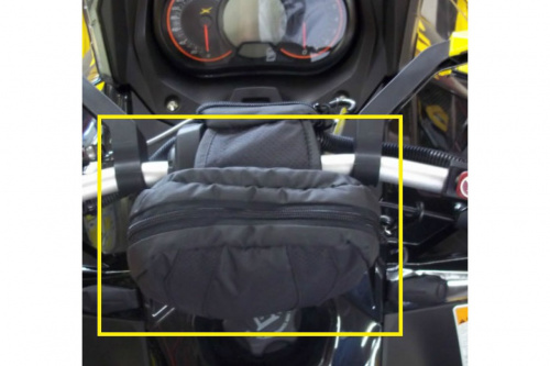 Сумка на руль с подогревом короткая для Ski-Doo Сумка на руль с подогревом короткая для Ski-Doo