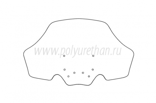 Стекло ветровое для квадроцикла BRP 55-44-500pl фото 2 Стекло ветровое для квадроцикла BRP 55-44-500pl фото 2