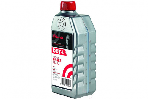 Жидкость тормозная DOT4 0.5л BREMBO Жидкость тормозная DOT4 0.5л BREMBO