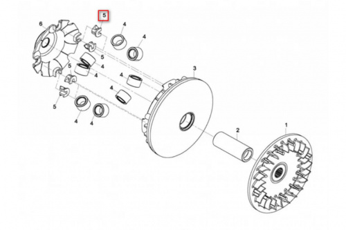 Бегунок ведущего шкива вариатора 0180-051003-0003 ТБ-0180-051003-0003 фото 2 Бегунок ведущего шкива вариатора 0180-051003-0003 ТБ-0180-051003-0003 фото 2