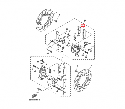   Yamaha Grizzly,   FA444  3